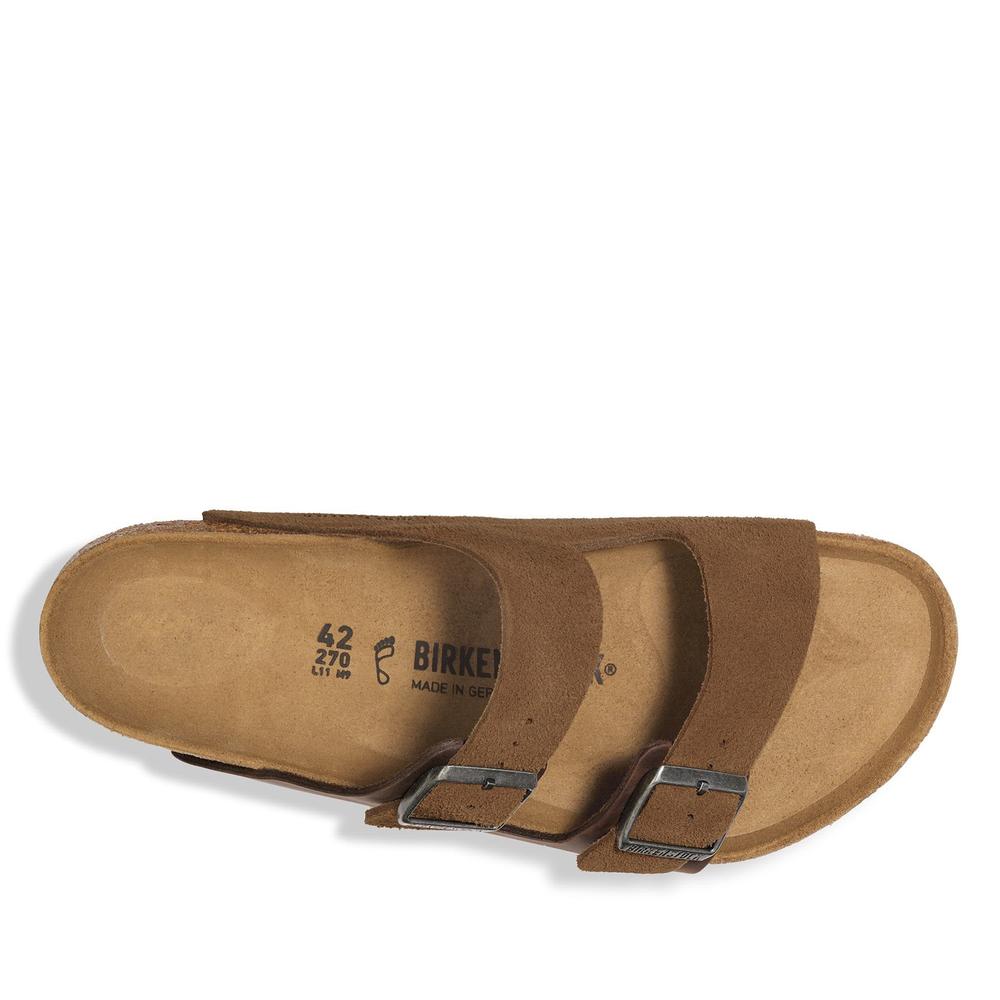 Žabky pánské Birkenstock Arizona 1030677 - hnědé