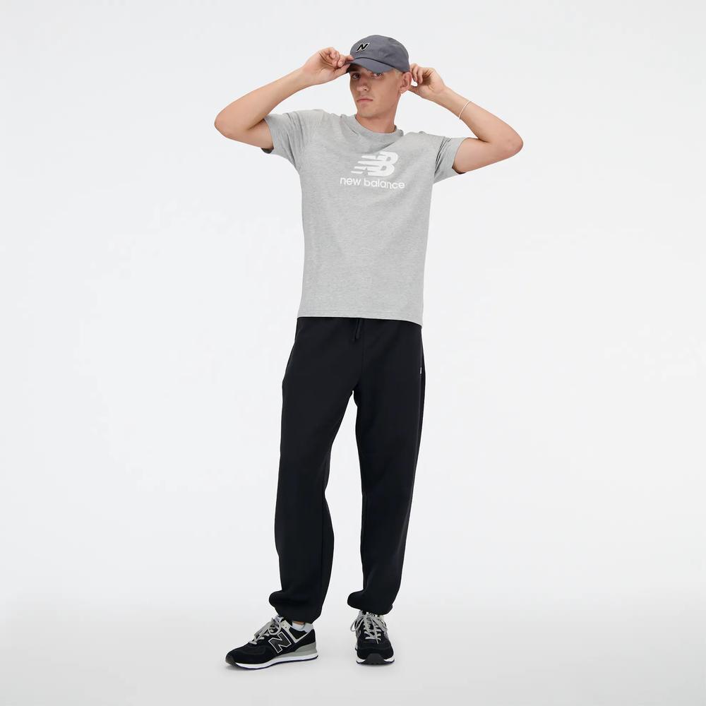 Pánské tričko New Balance MT41502AG - šedivé