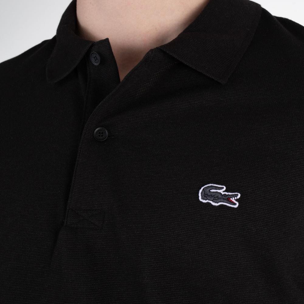 Tričko Lacoste Regular Fit Cotton Blend Polo DH5522-031 - černé