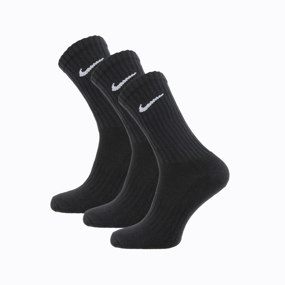 Ponožky unisex Nike Value Cotton 3pak SX4508-001 - černé