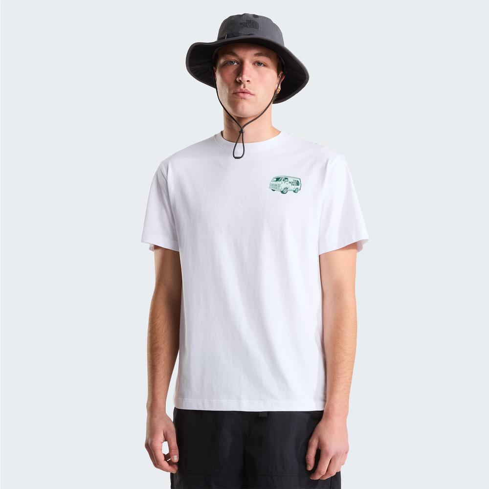Tričko pánské The North Face Van Life 0A8GQNFN41 - bílé