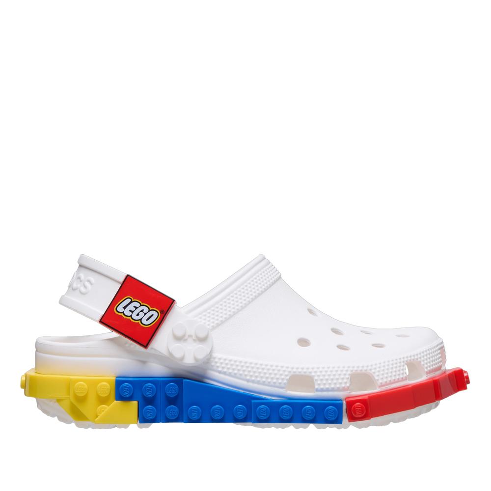 Dětské Žabky Crocs System Classic Clog 211874-100 - bílé