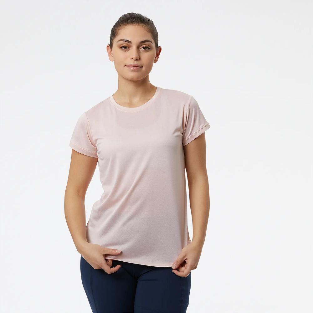 Dámské tričko New Balance WT11452PH3 – růžové