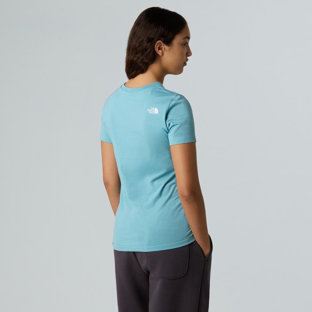 Dámská tričko The North Face Simple Dome 0A87NHBOA1 - modré