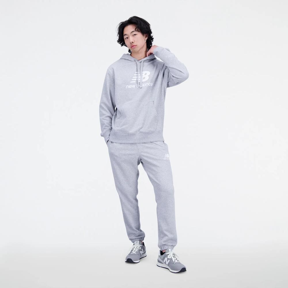 Pánská mikina New Balance MT31537AG – šedé