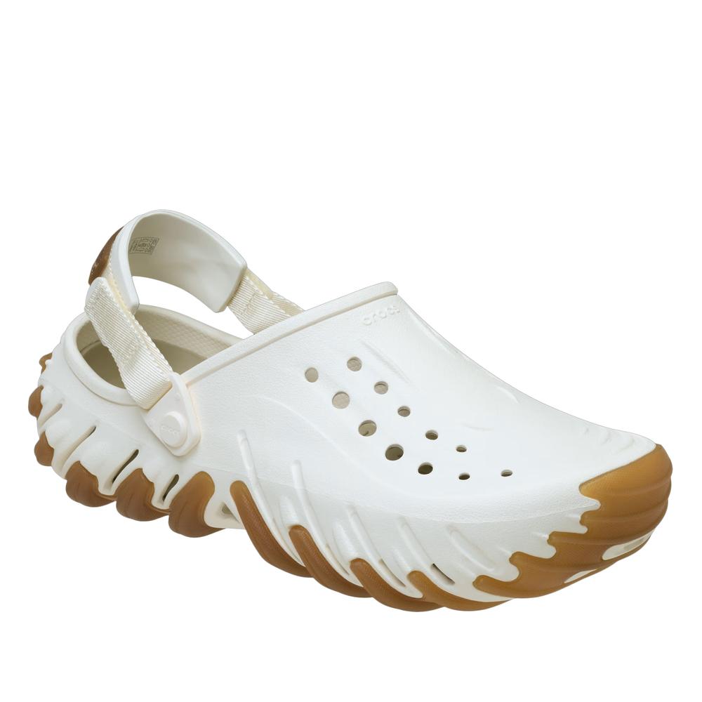 Unisex Žabky Crocs Echo Gum RO Clog 211675-0WV - bílé