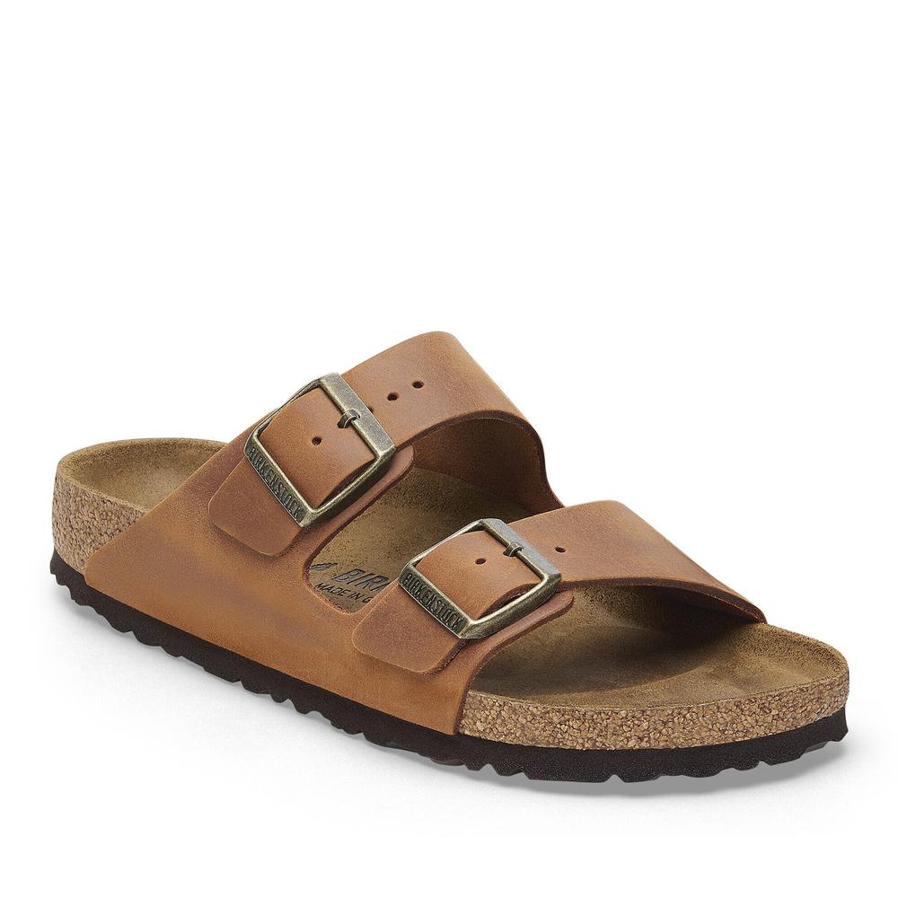 Žabky pánské Birkenstock Arizona 1028272 - hnědé