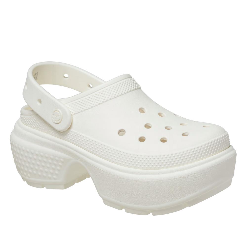 Žabky Crocs Stomp Clog 209347-0WV - bílé