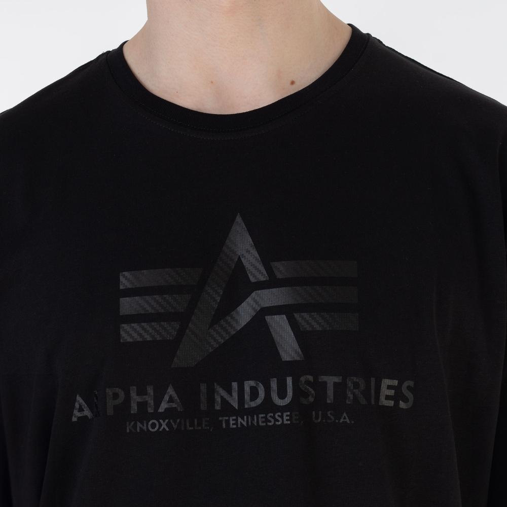 Tričko Alpha Industries Basic Carbon 100501CB515 - černé