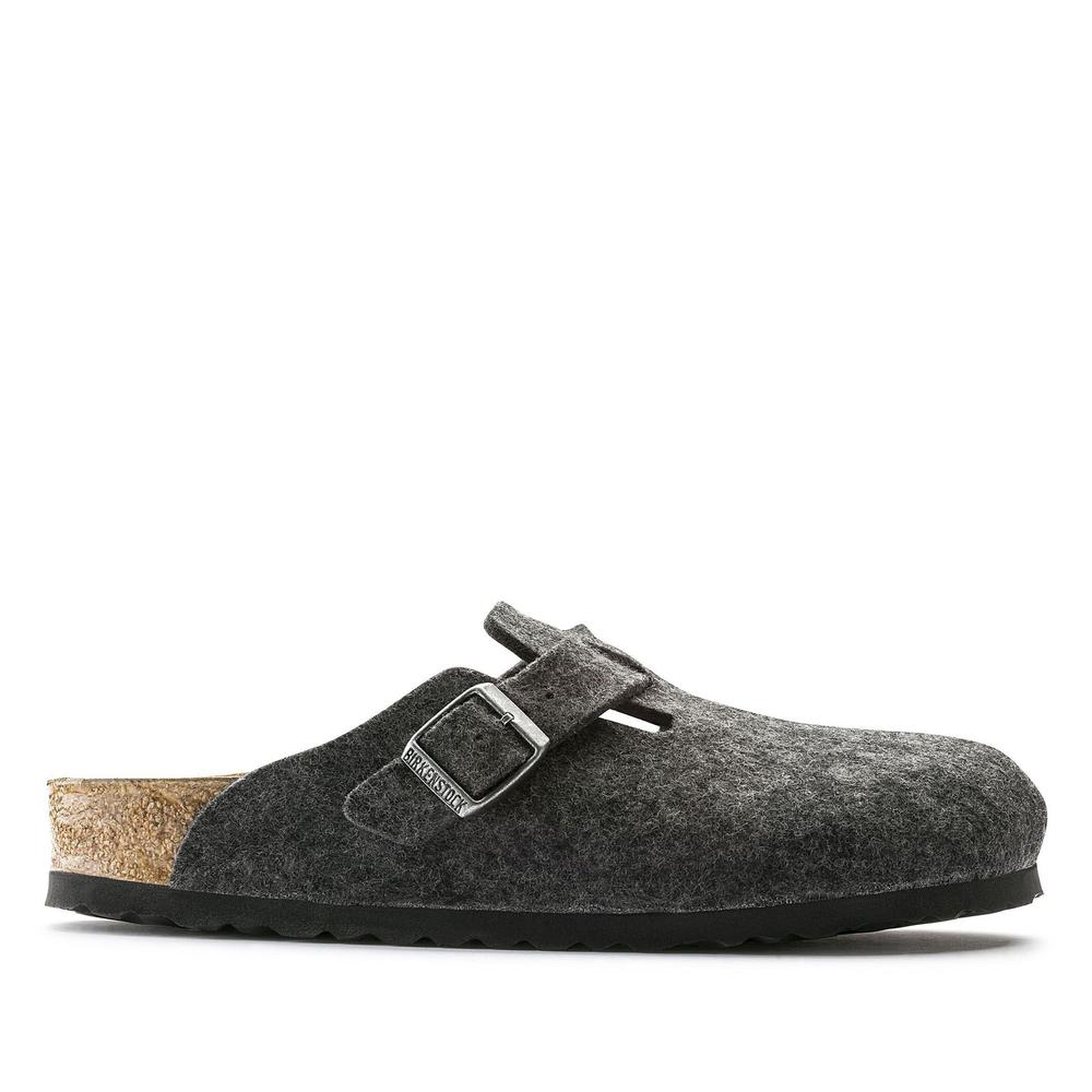 Žabky pánské Birkenstock Boston 160371 - šedivé
