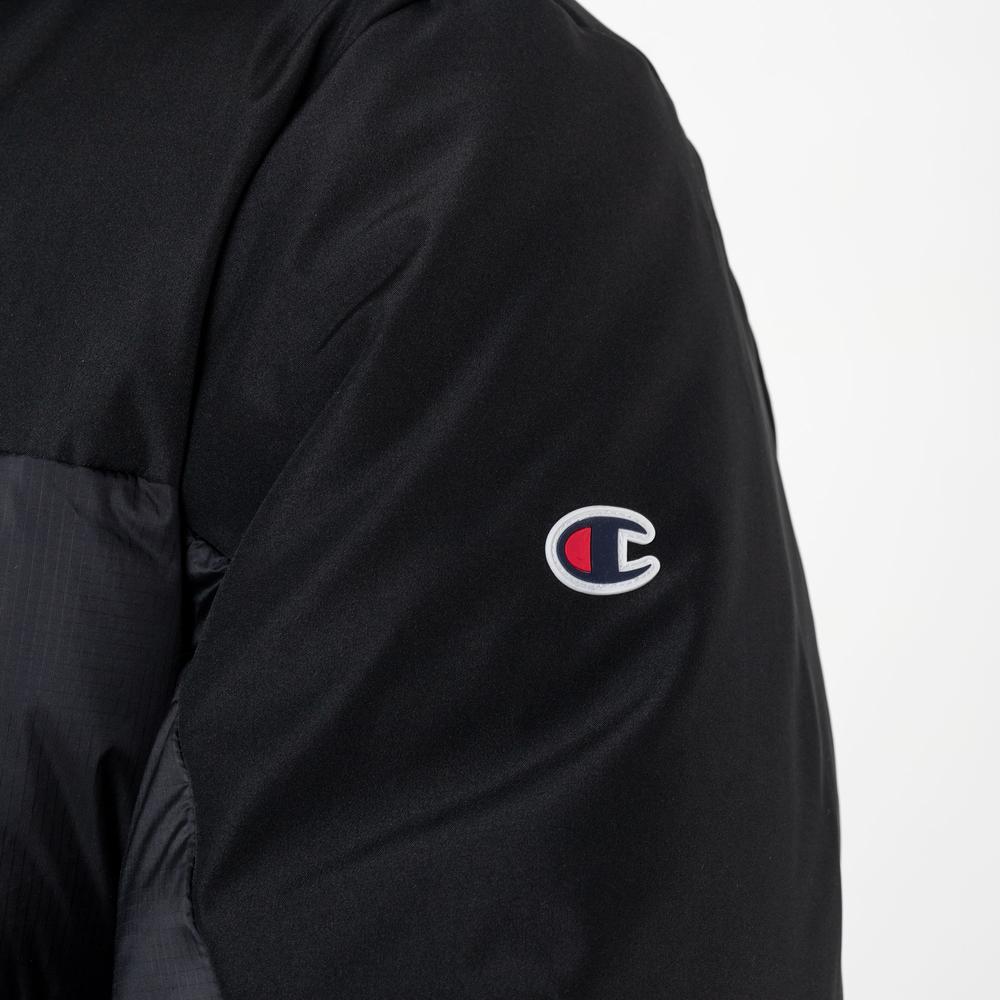 Bunda Champion C Logo Full-Zip Padded 219191-KK001 - černé