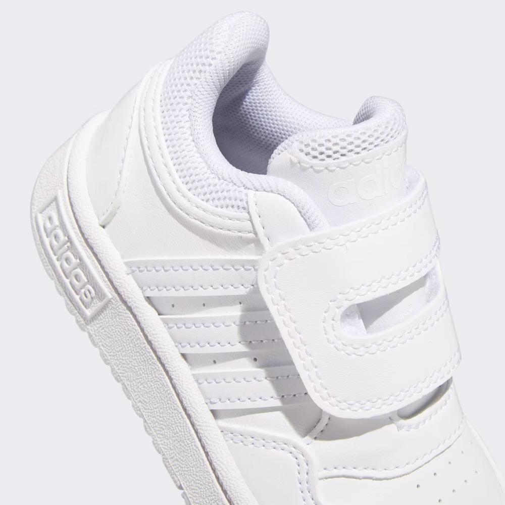 Dětské boty adidas Hoops 3.0 CF I GW0442 - bílé
