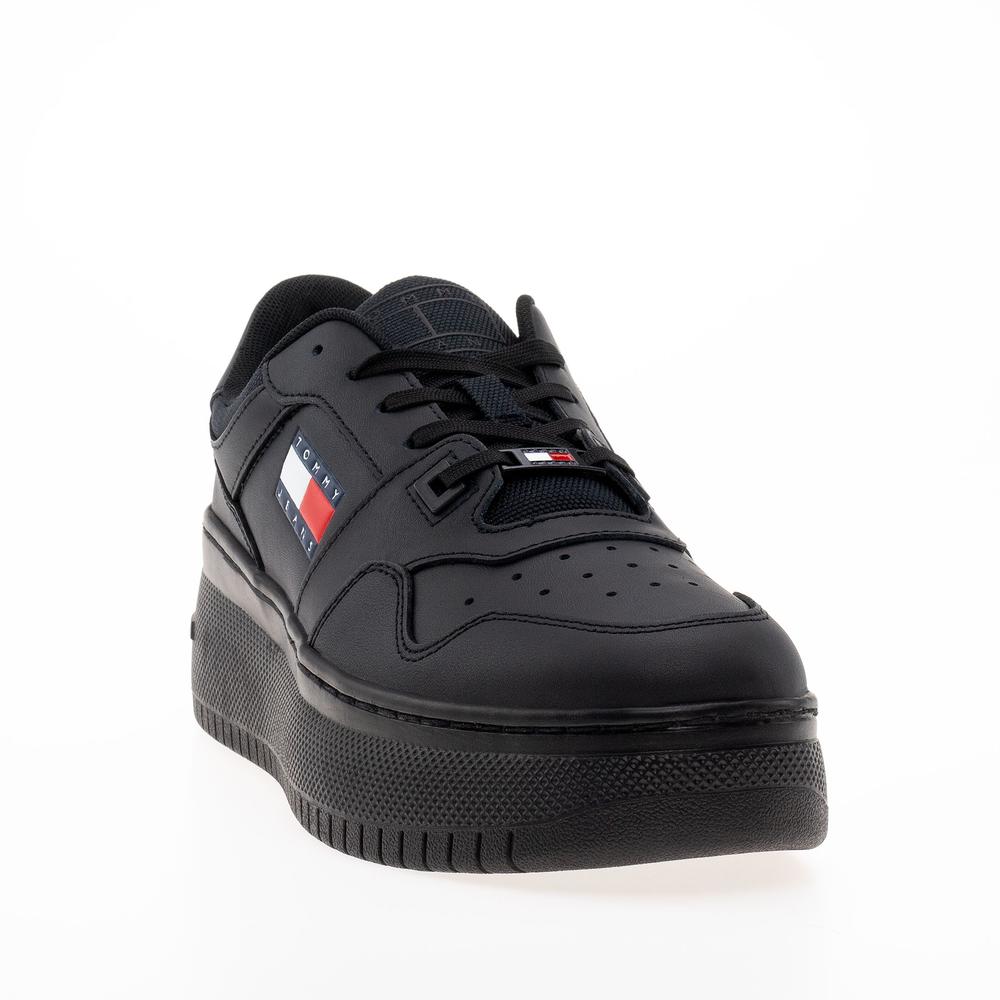 Boty Tommy Hilfiger TJW Retro Basket Flatform Ess EN0EN02506-BDS - černé