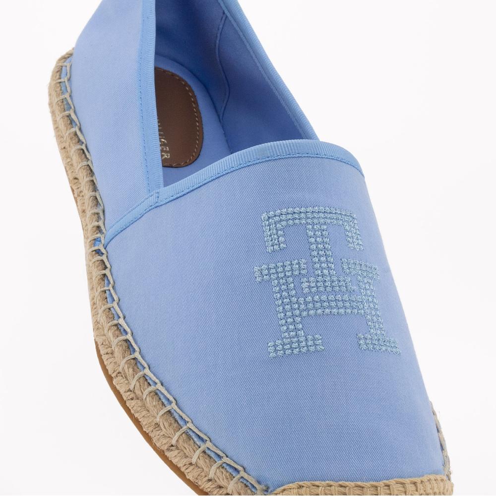 Boty Tommy Hilfiger Embroidered Espadrille FW0FW07101-C1Z - modré