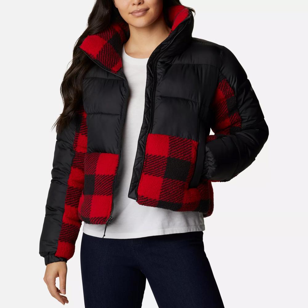 Bunda Columbia Leadbetter Point Sherpa Hybrid Puffer 1955243011 - černé