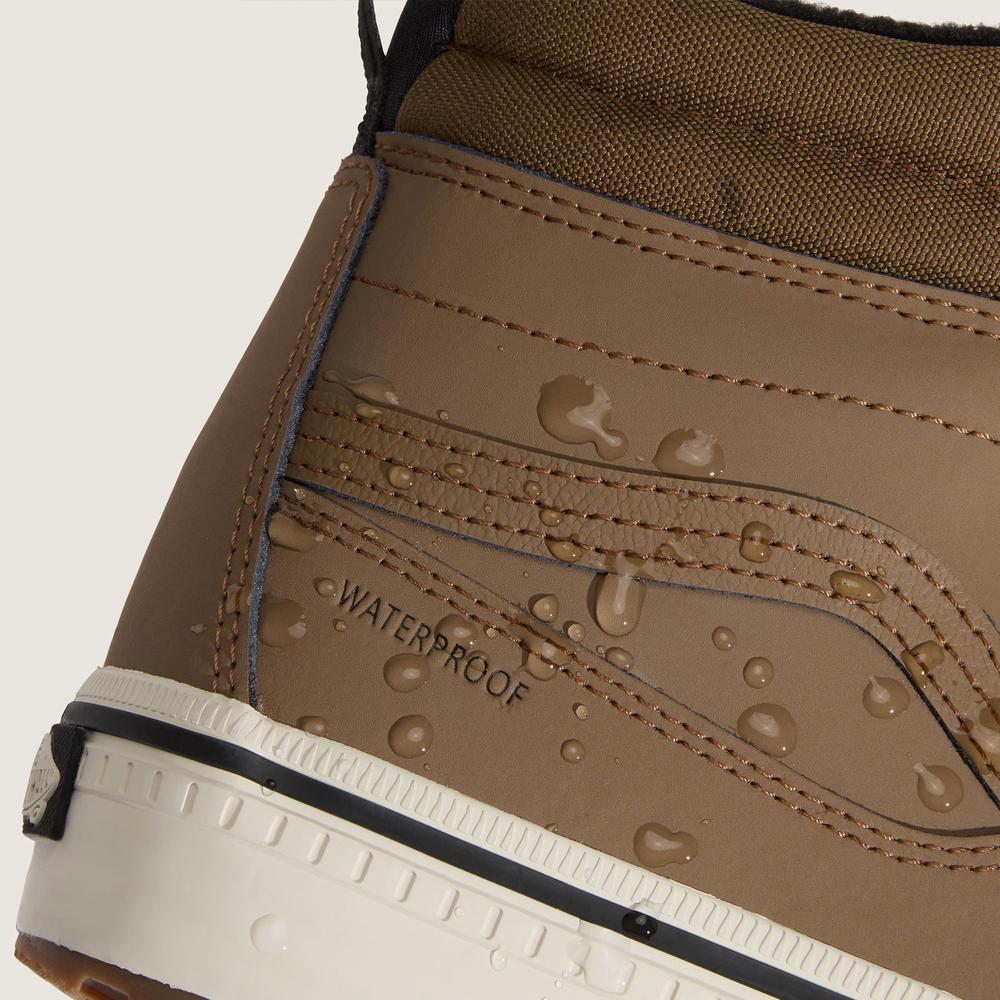 Pánské boty Vans SK8-Hi Waterproof Insulated VN000DAQ91K1 - hnědé