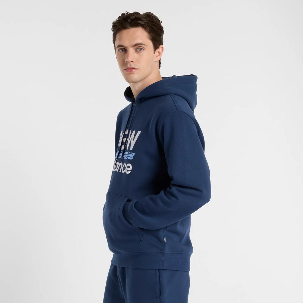 Pánská mikina New Balance MT51941NNY - tmavě modrě