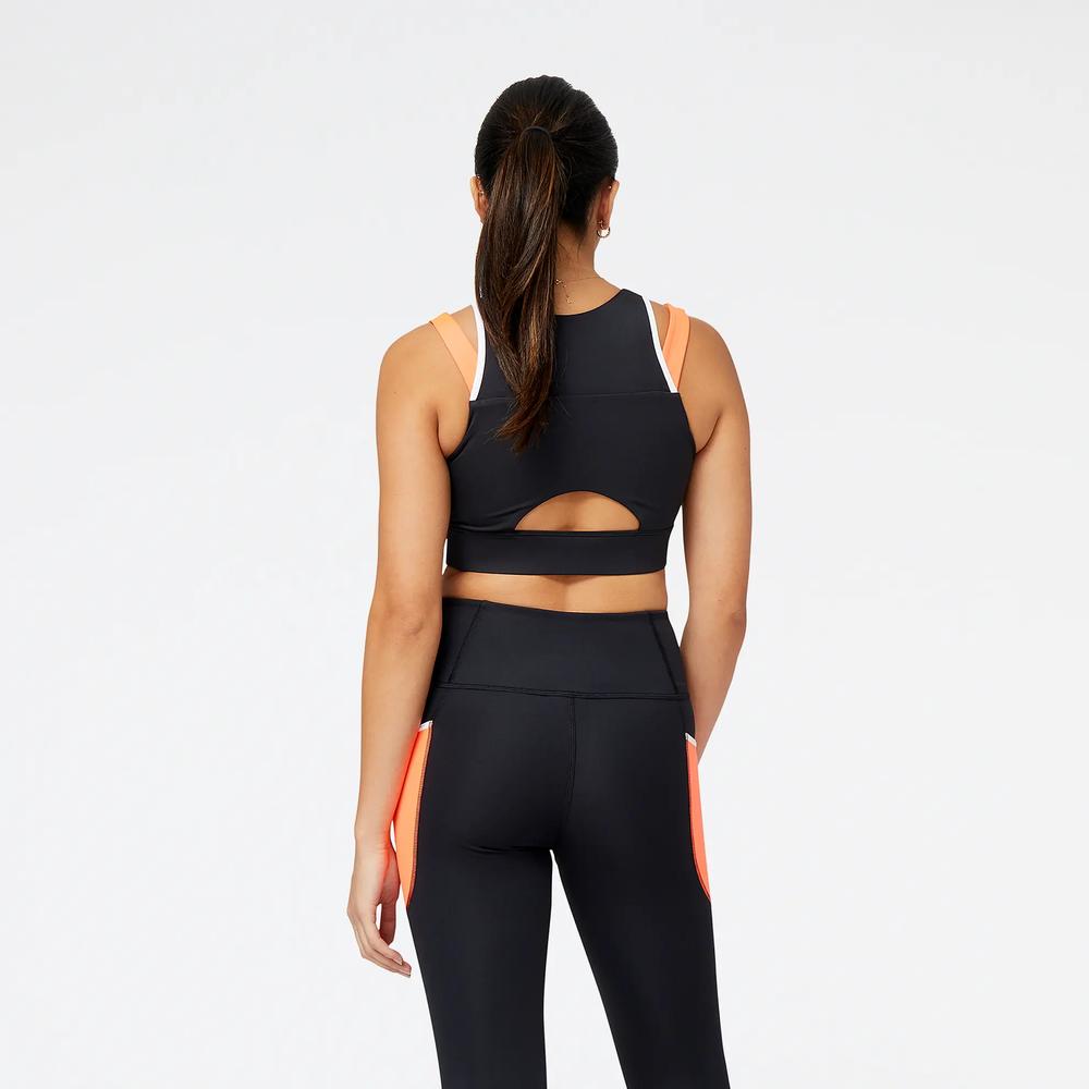 Dámský top New Balance WB21110NDF - černé