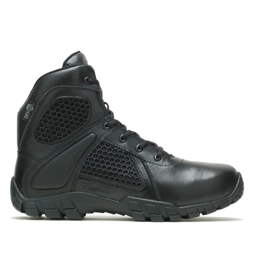 Boty Bates  Shock 6 Side Zip E07006 - černé