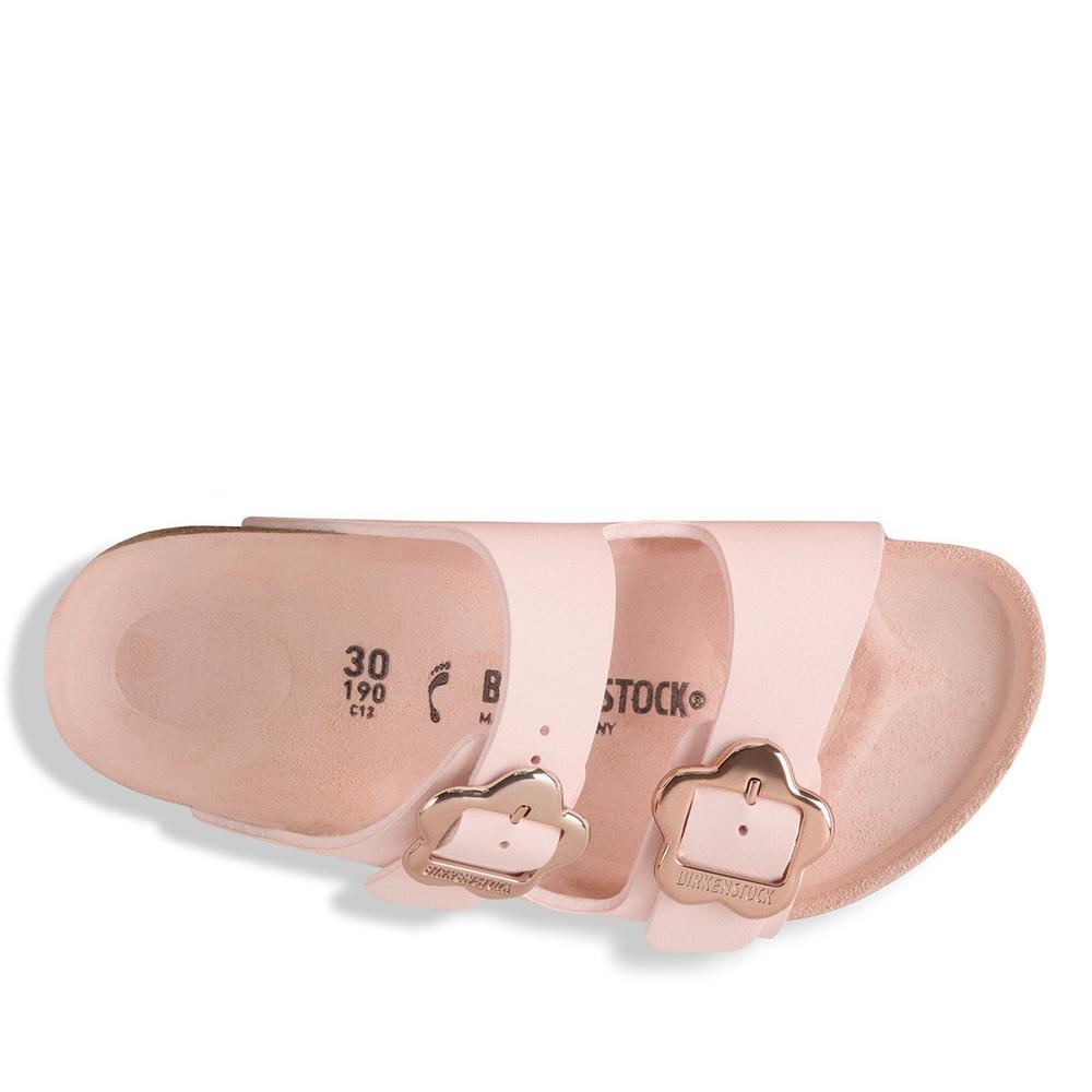 Žabky pro mládež Birkenstock Arizona Flower Buckle 1031703 - růžové