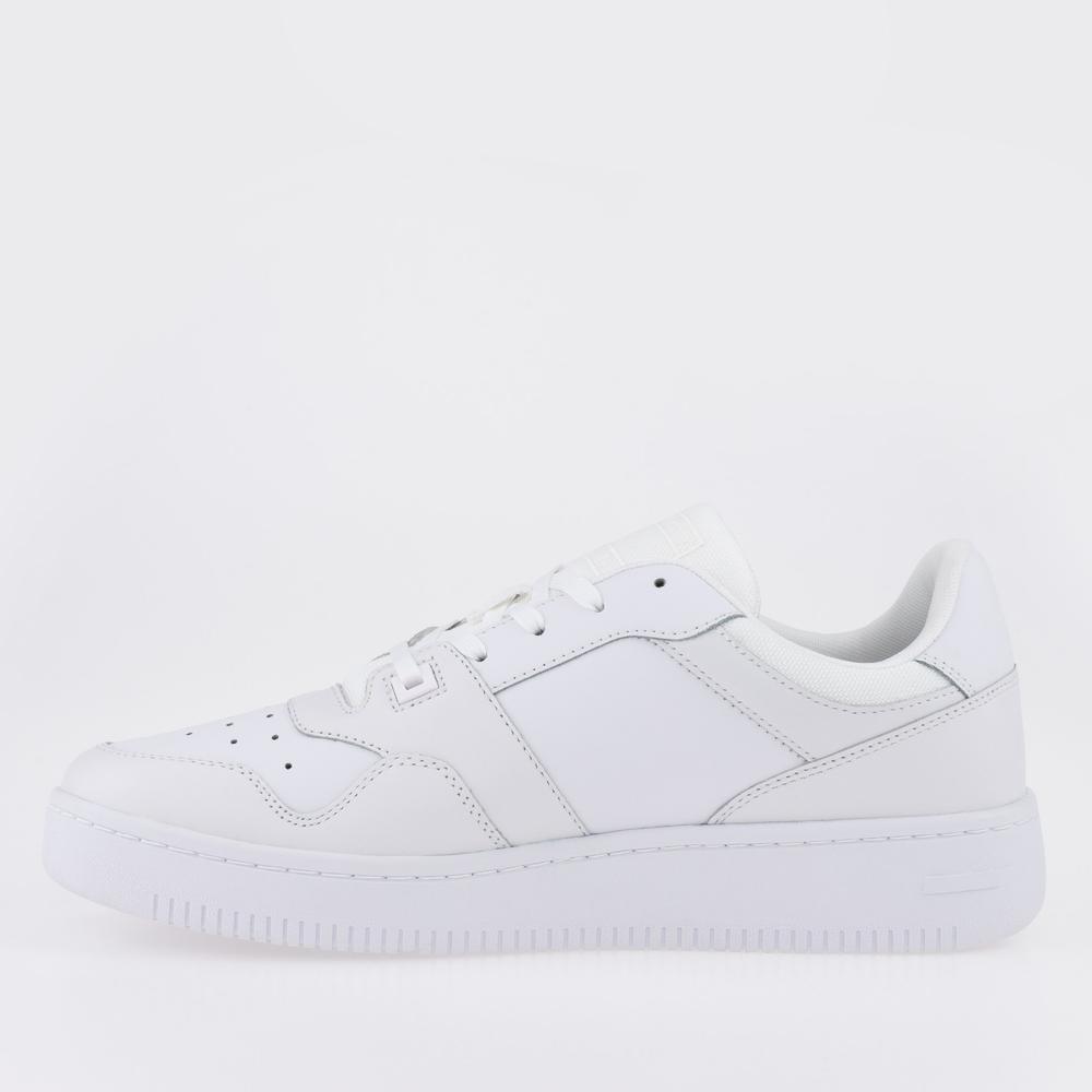 Boty Tommy Jeans Retro Basket EM0EM00955-YBR - bílé