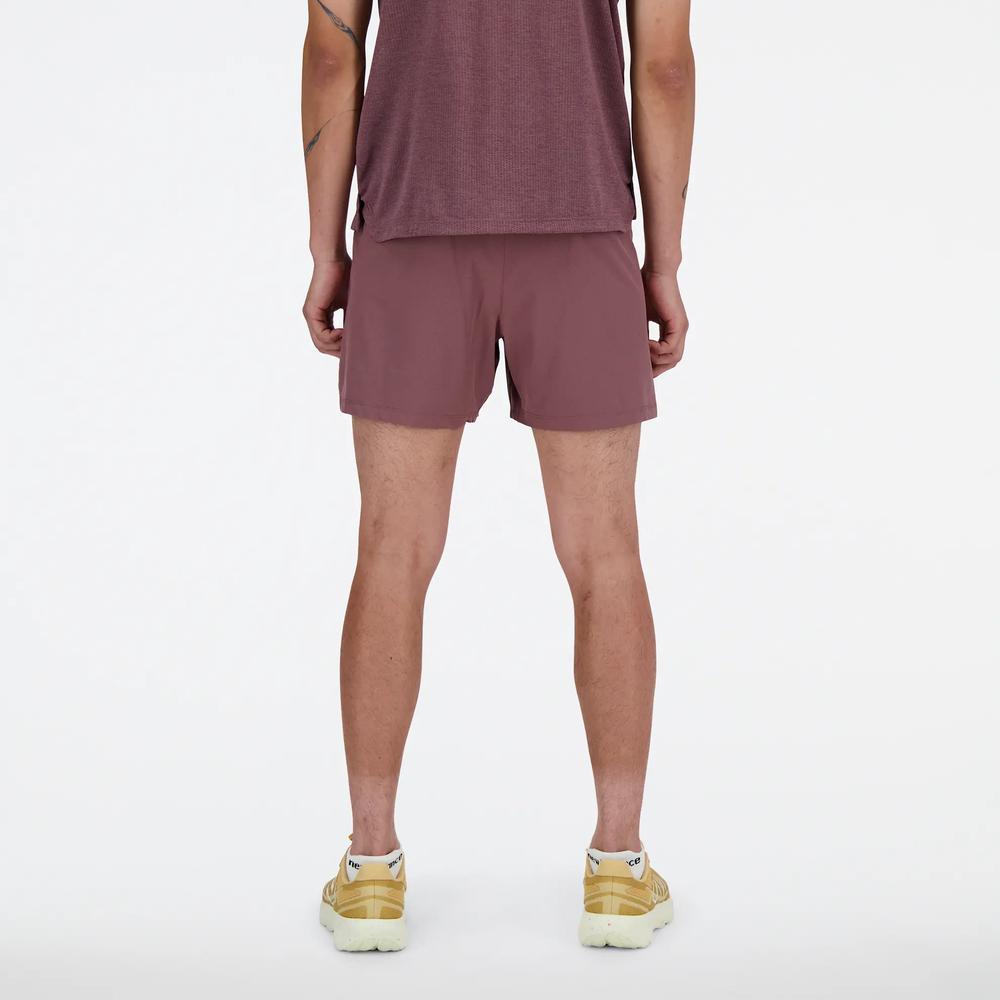 Pánské šortky New Balance MS41286LIE - bordové