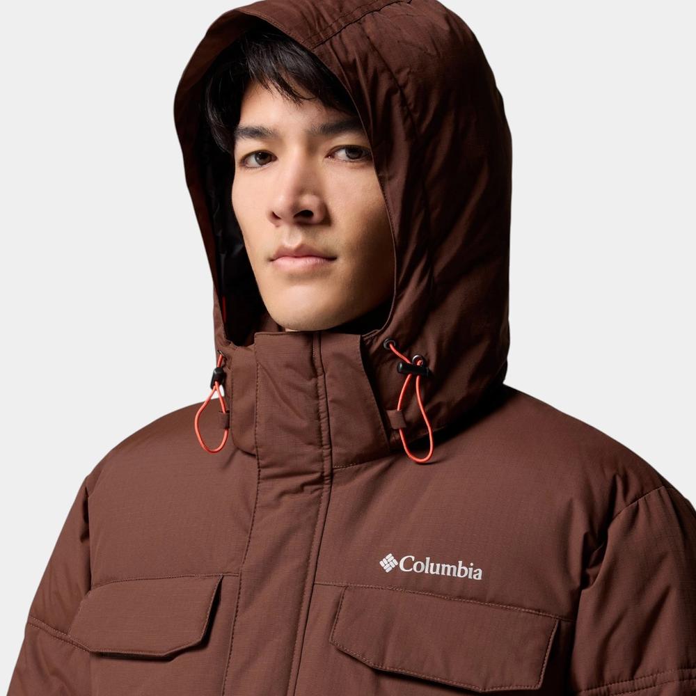Pánská bunda Columbia Landroamer Hooded Puffer 2088081256 - hnědé
