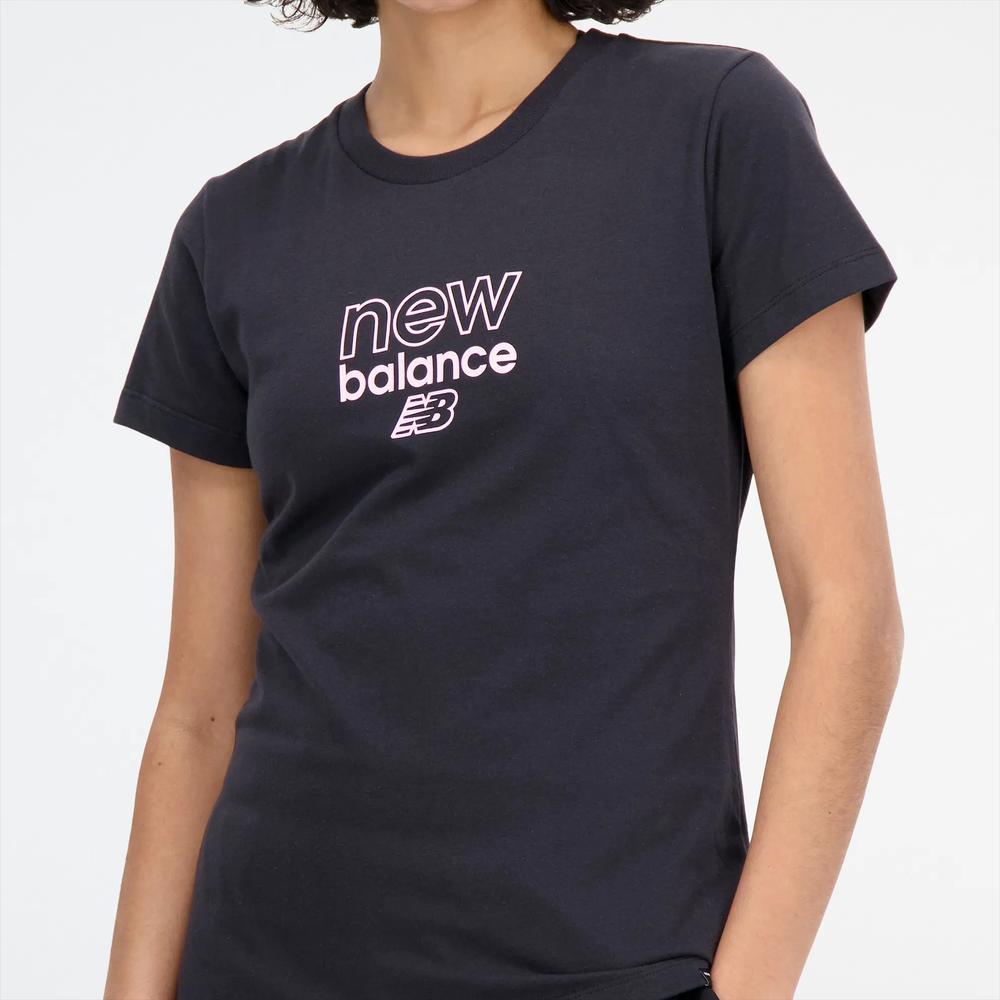Dámské tričko New Balance WT33507BK - černé