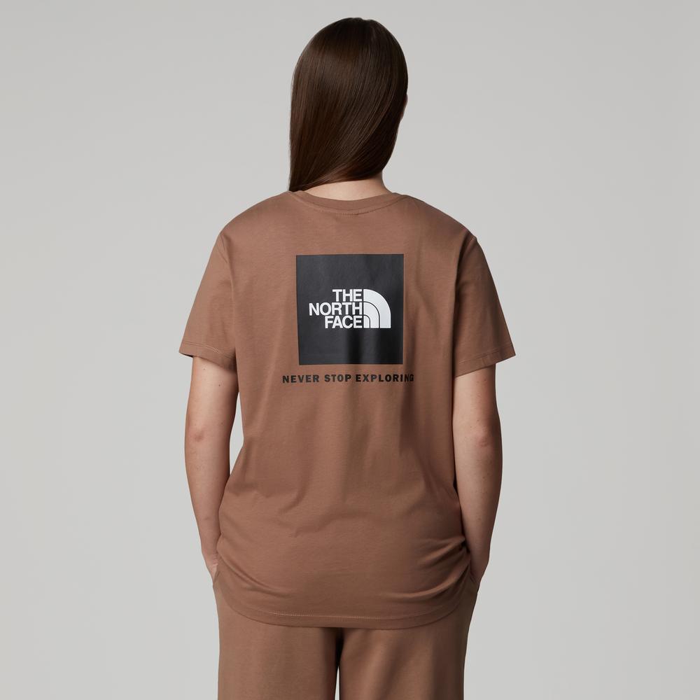 Tričko The North Face Redbox 0A87NK6E11 - hnědé