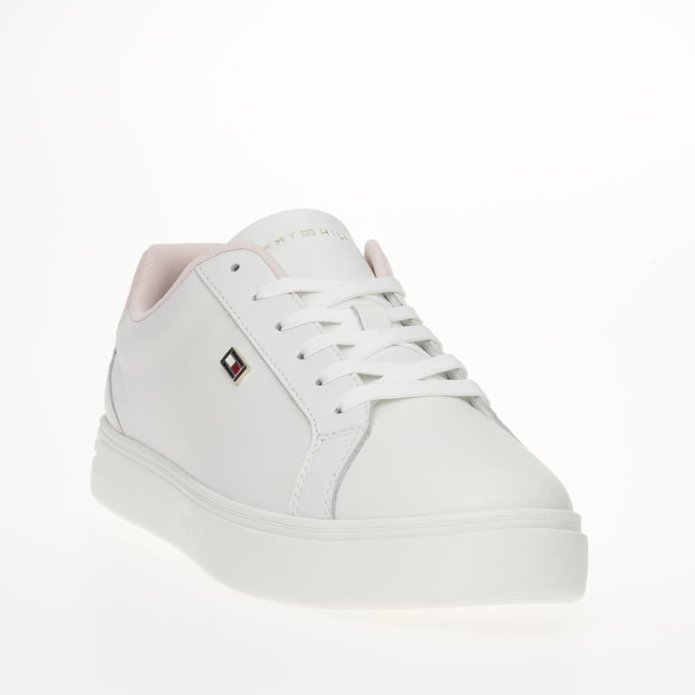 Boty Tommy Hilfiger Flag Court FW0FW08072-0LA - bílé
