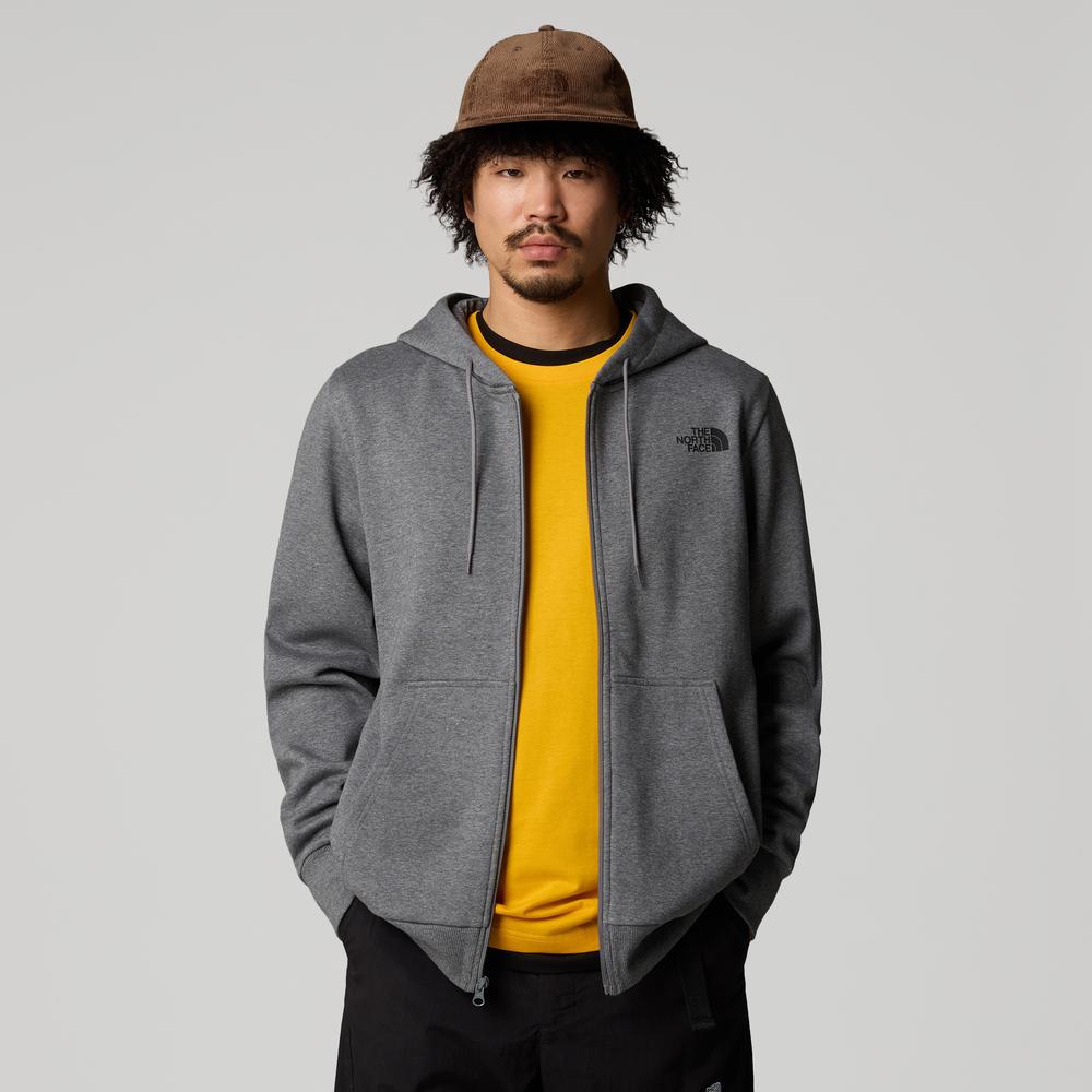 Mikina The North Face Simple Dome Full Zip 0A89FDDYY1 - šedivé