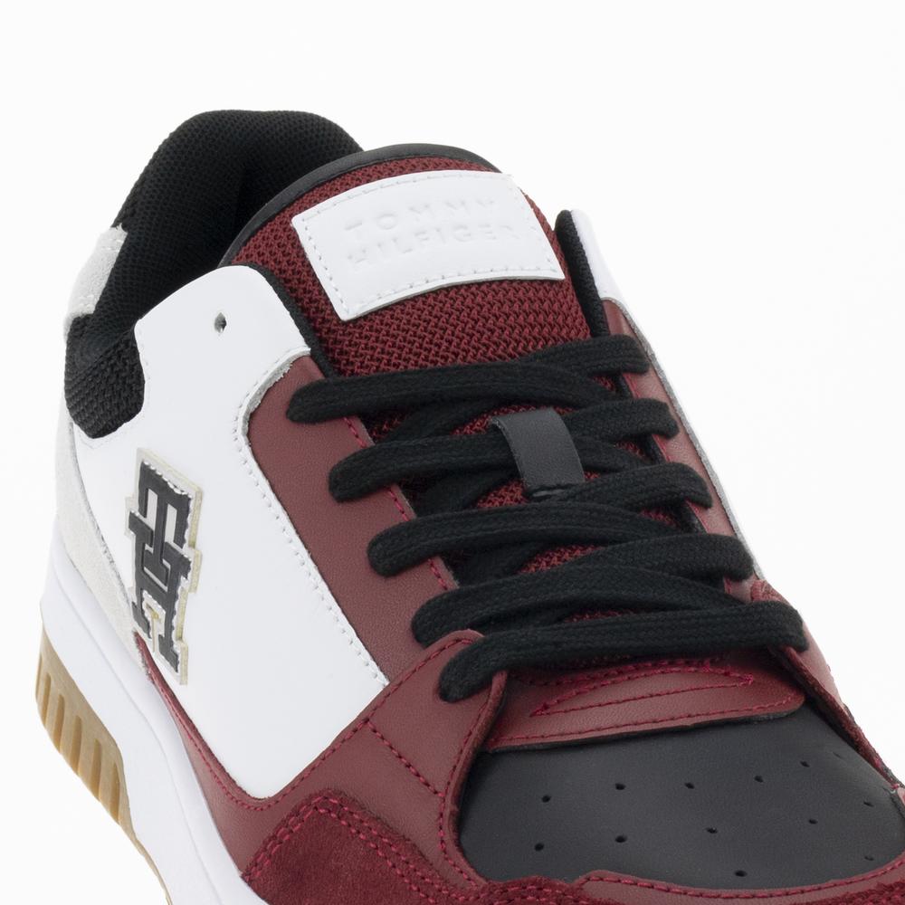 Boty Tommy Hilfiger Basket Street Mix FM0FM04695-BDS - různobarevné