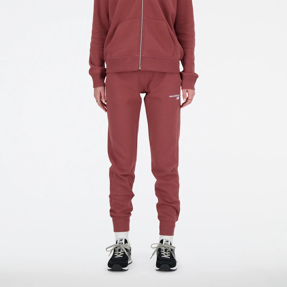 Sportovní tepláky New Balance WP03805WAD - růžové