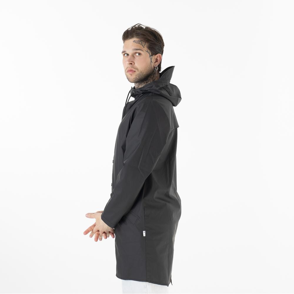 Bunda Rains Long Jacket 12020-01 - černé