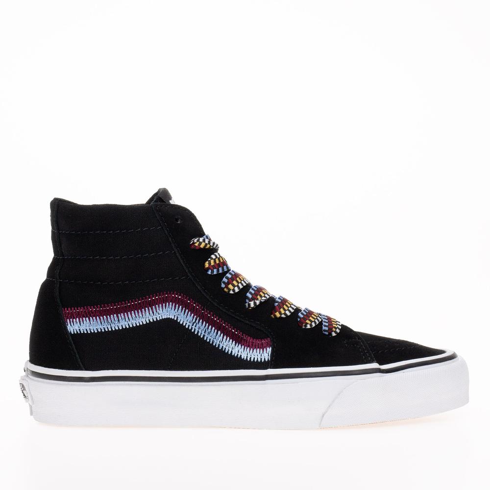 Boty Vans Sk8-Hi Tapered Embroidery VN0009QPBMA1 - černé