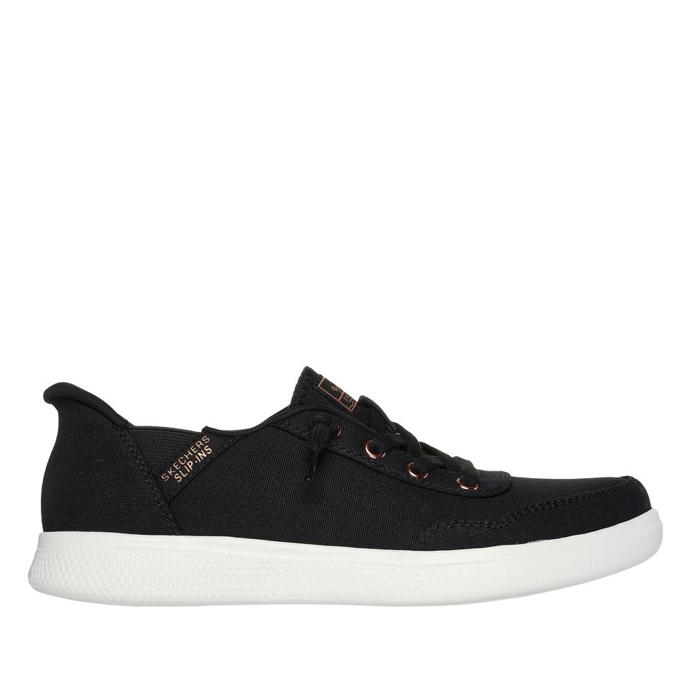 Boty Skechers Slip-ins Bobs Skip Cute B Cute Sweet 114815BLK - černé