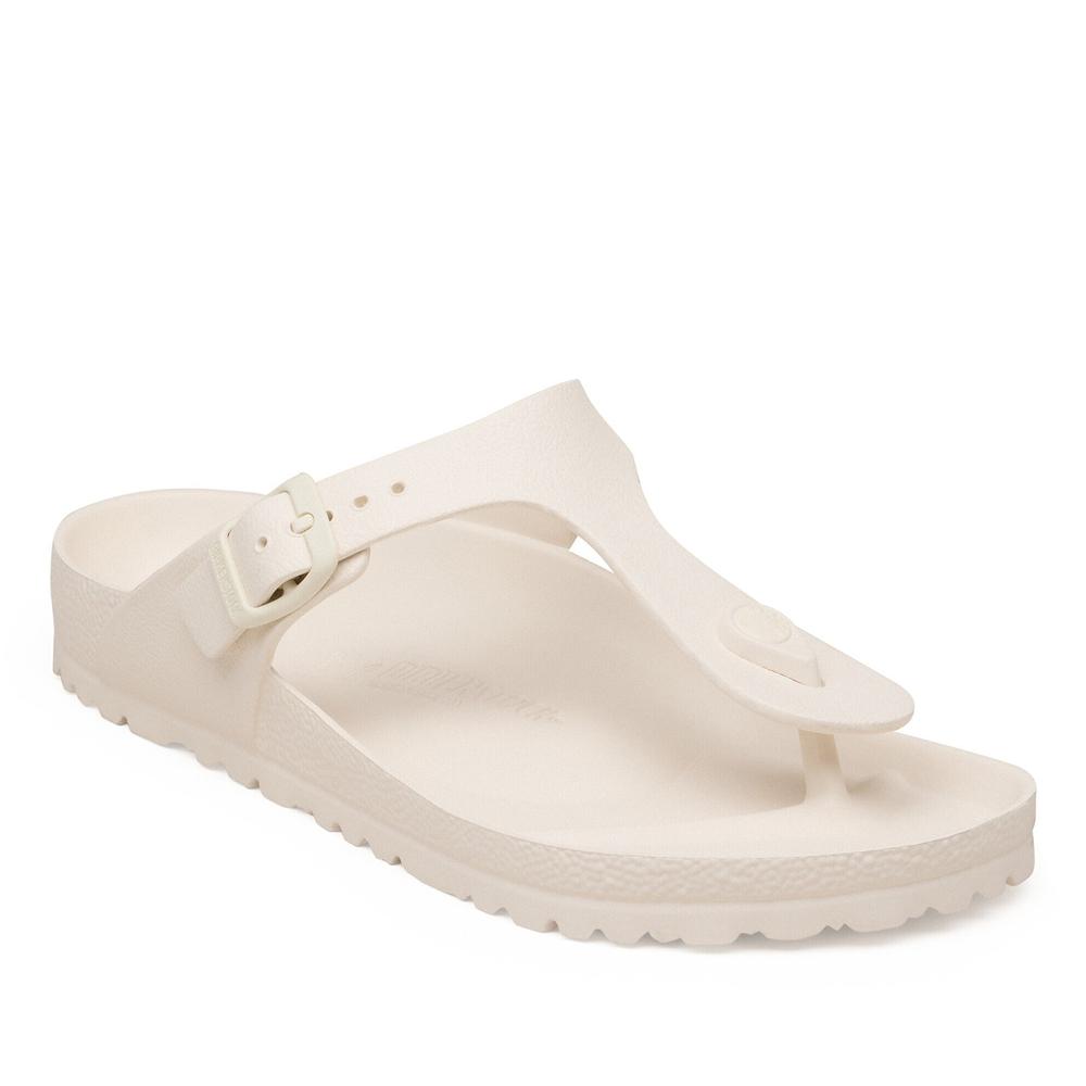 Unisex Žabky Birkenstock Gizeh 1031278 - bílé