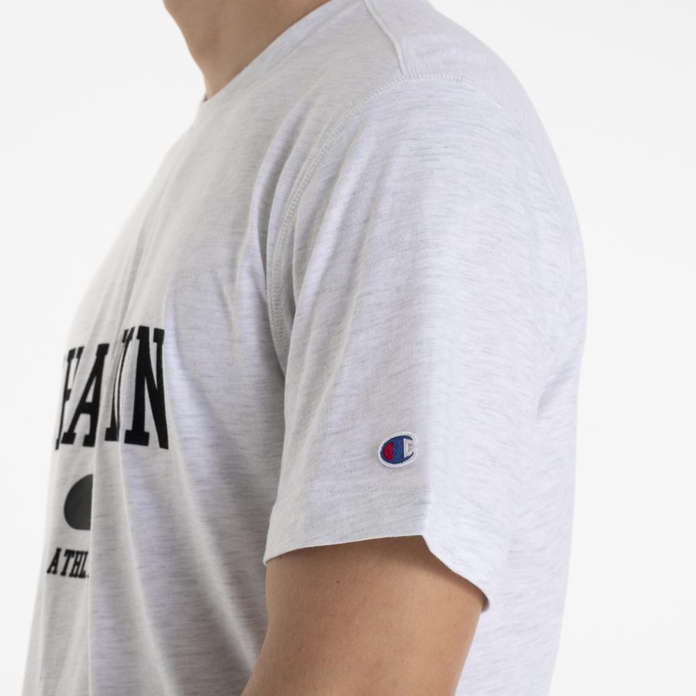 Tričko Champion Crewneck 220432-EM007 - šedivé
