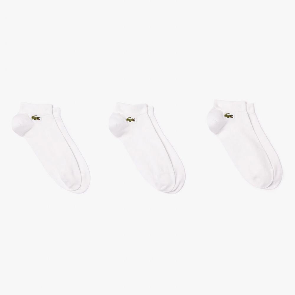 Ponožky Lacoste RA2917-Z92 - bílé