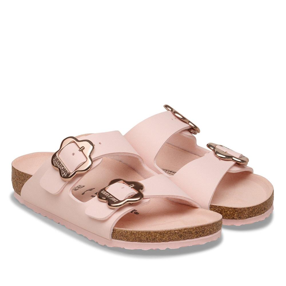Žabky pro mládež Birkenstock Arizona Flower Buckle 1031703 - růžové