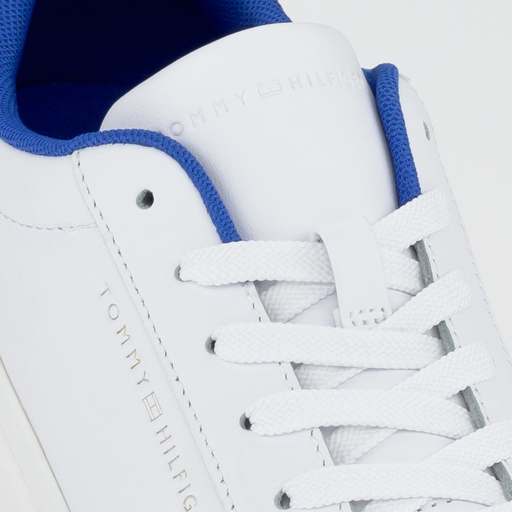 Boty Tommy Hilfiger Feminine Sneaker With Color Pop FW0FW06896-0LA - bílé