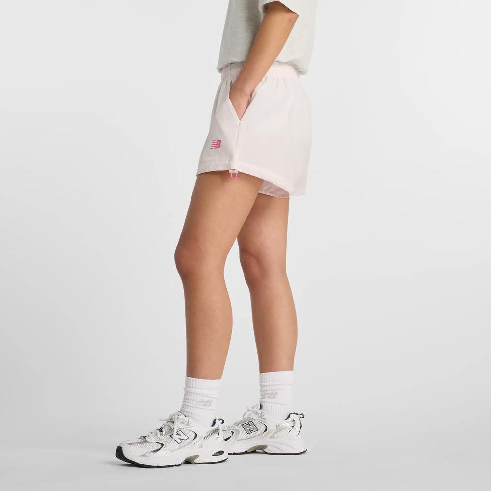 Dámské šortky New Balance WB61P9JPAAA - růžové