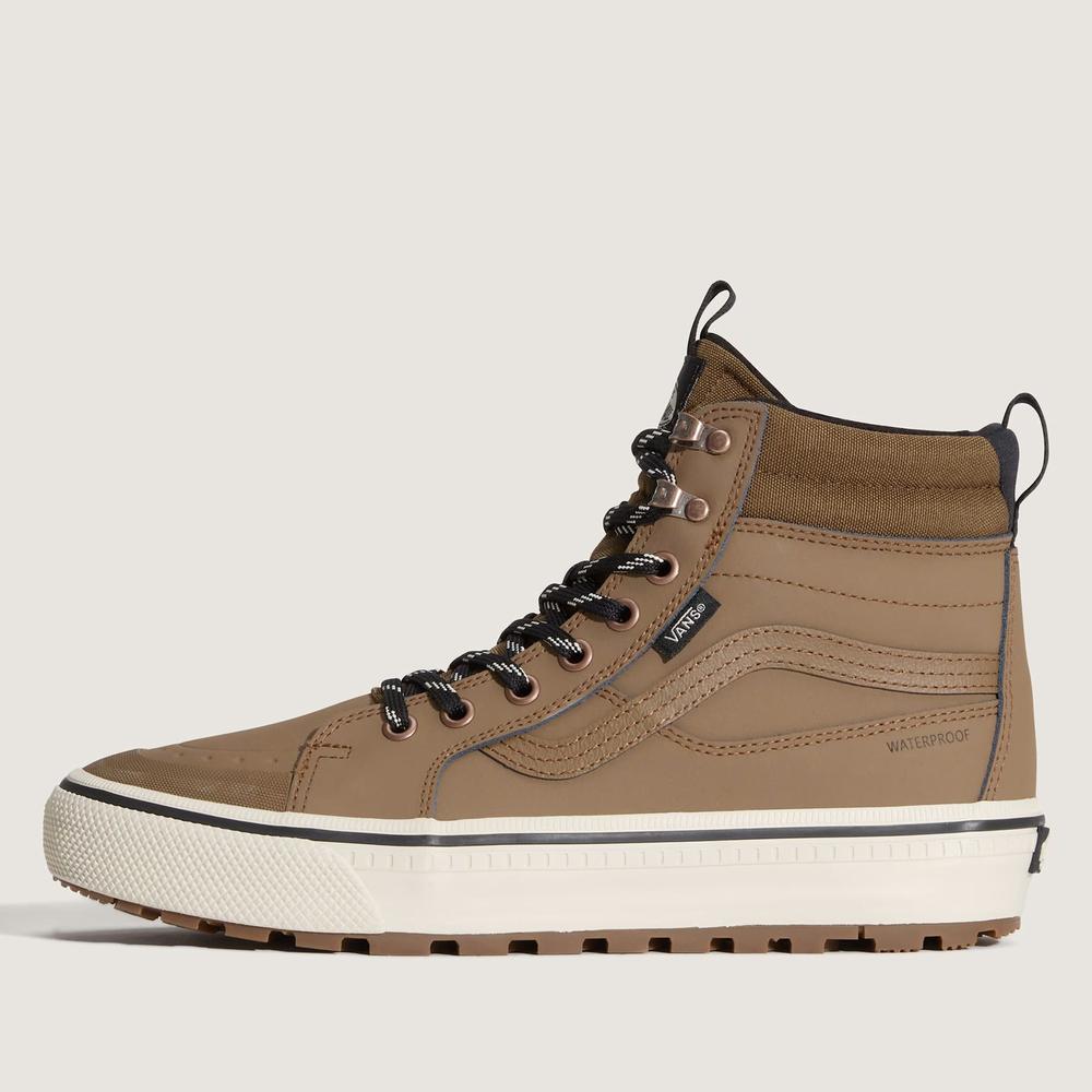 Pánské boty Vans SK8-Hi Waterproof Insulated VN000DAQ91K1 - hnědé