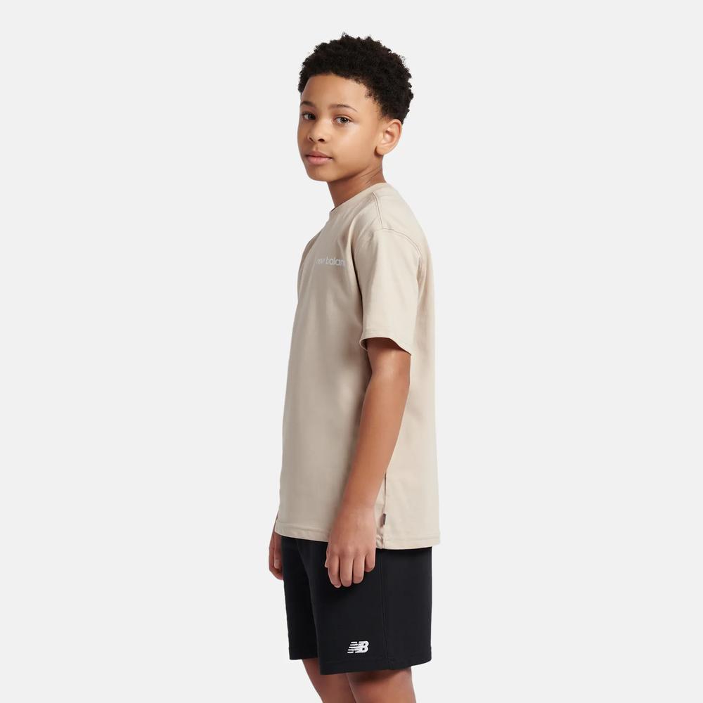 Dětské tričko New Balance YT61A21ATWF - béžové