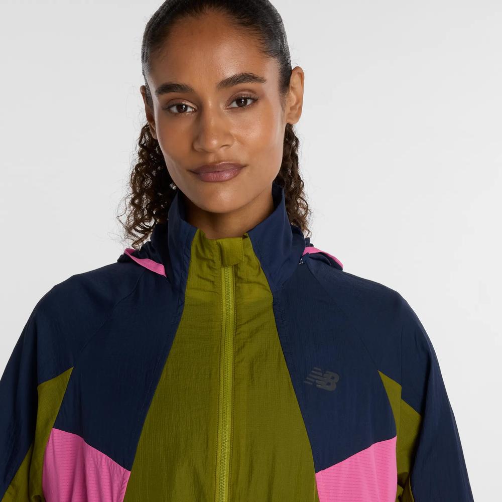 Dámská bunda New Balance WJ61J326AAN - zelené