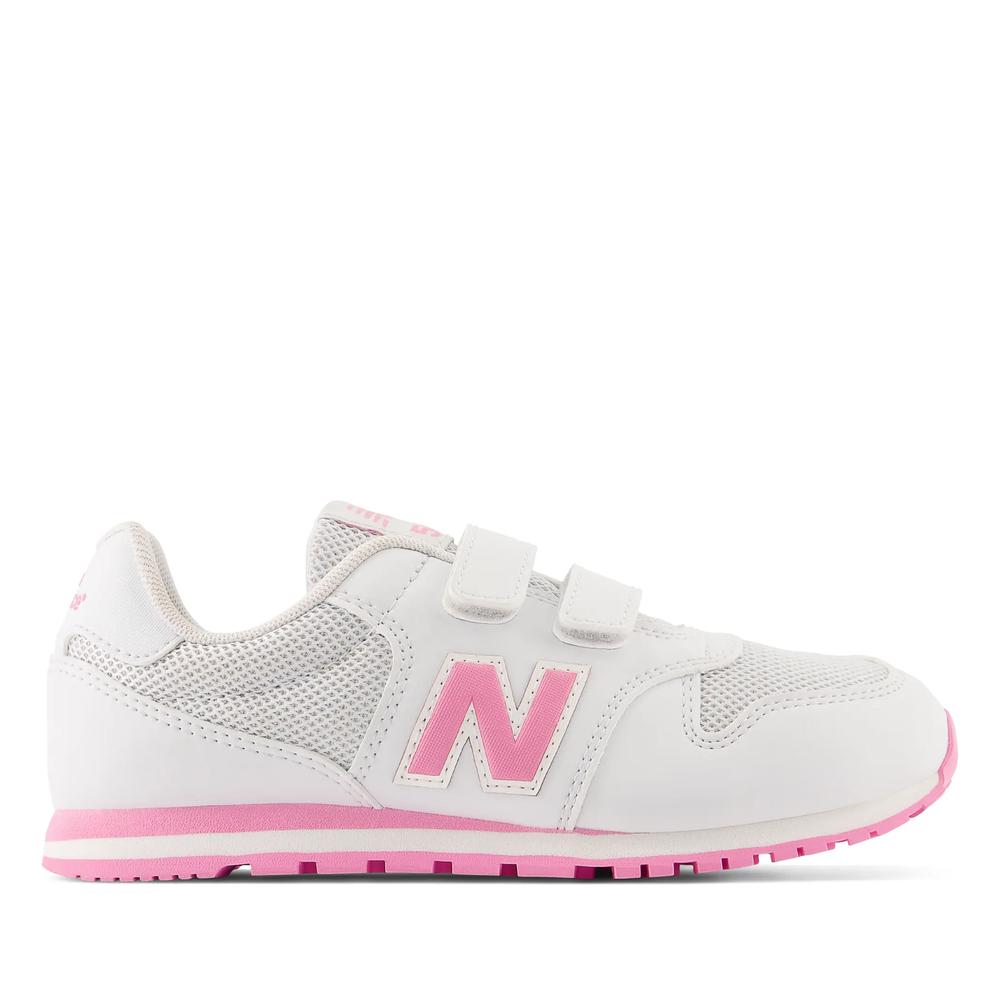 Dětské boty New Balance PV500QP1 - bílé
