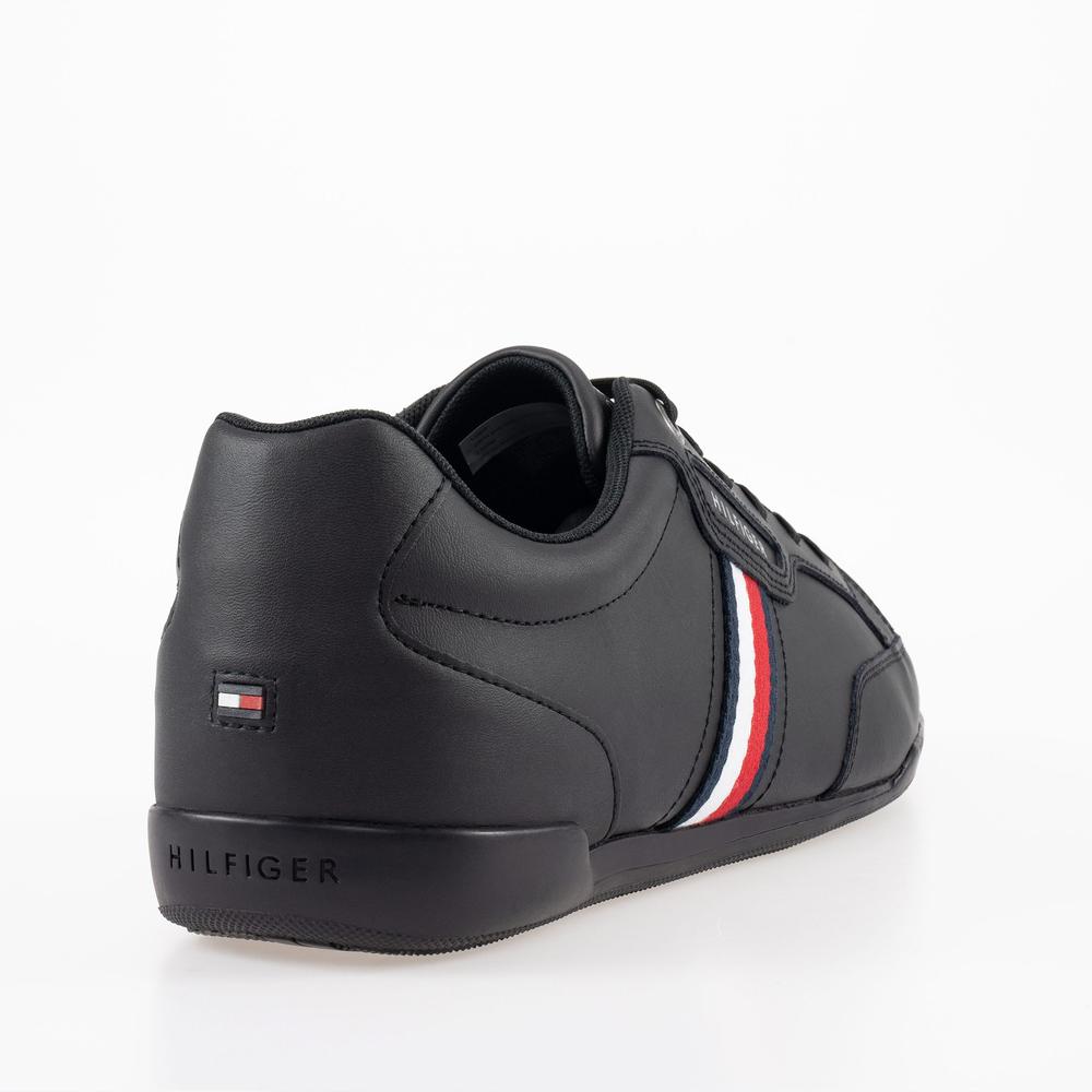 Boty Tommy Hilfiger Classic LO Cupsole Leather FM0FM04277-BDS - černé