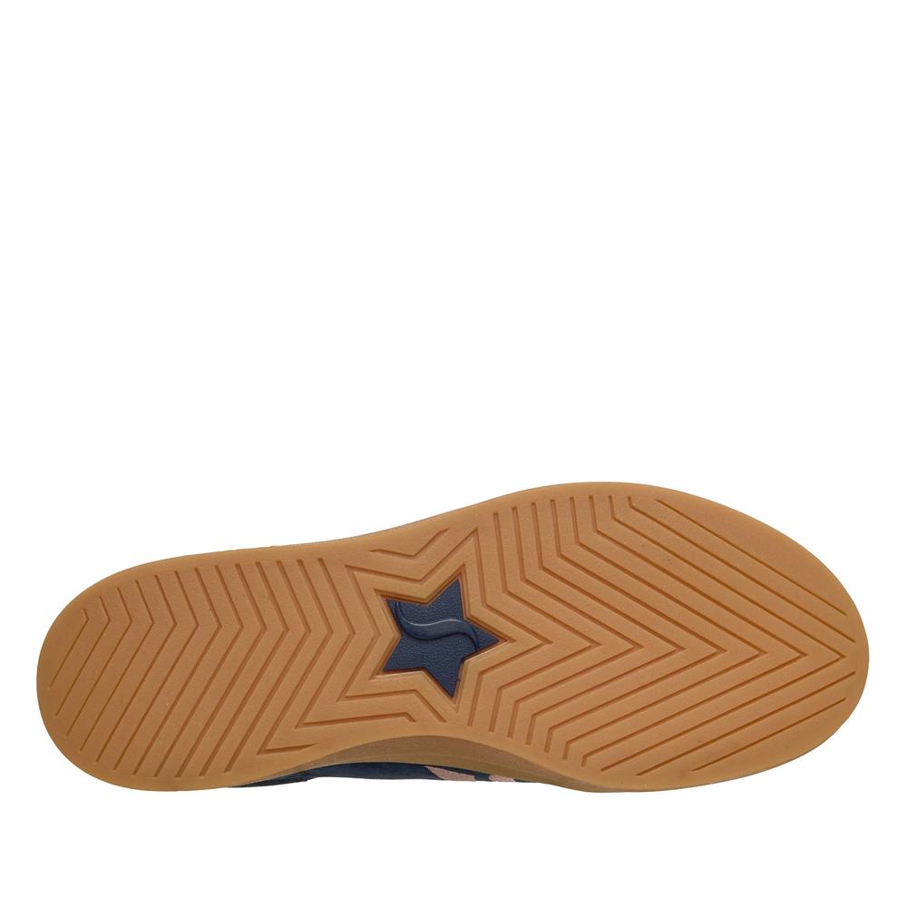 Dámské boty Skechers Academy HI - Elevated Essence 185430NVPK - tmavě modrě