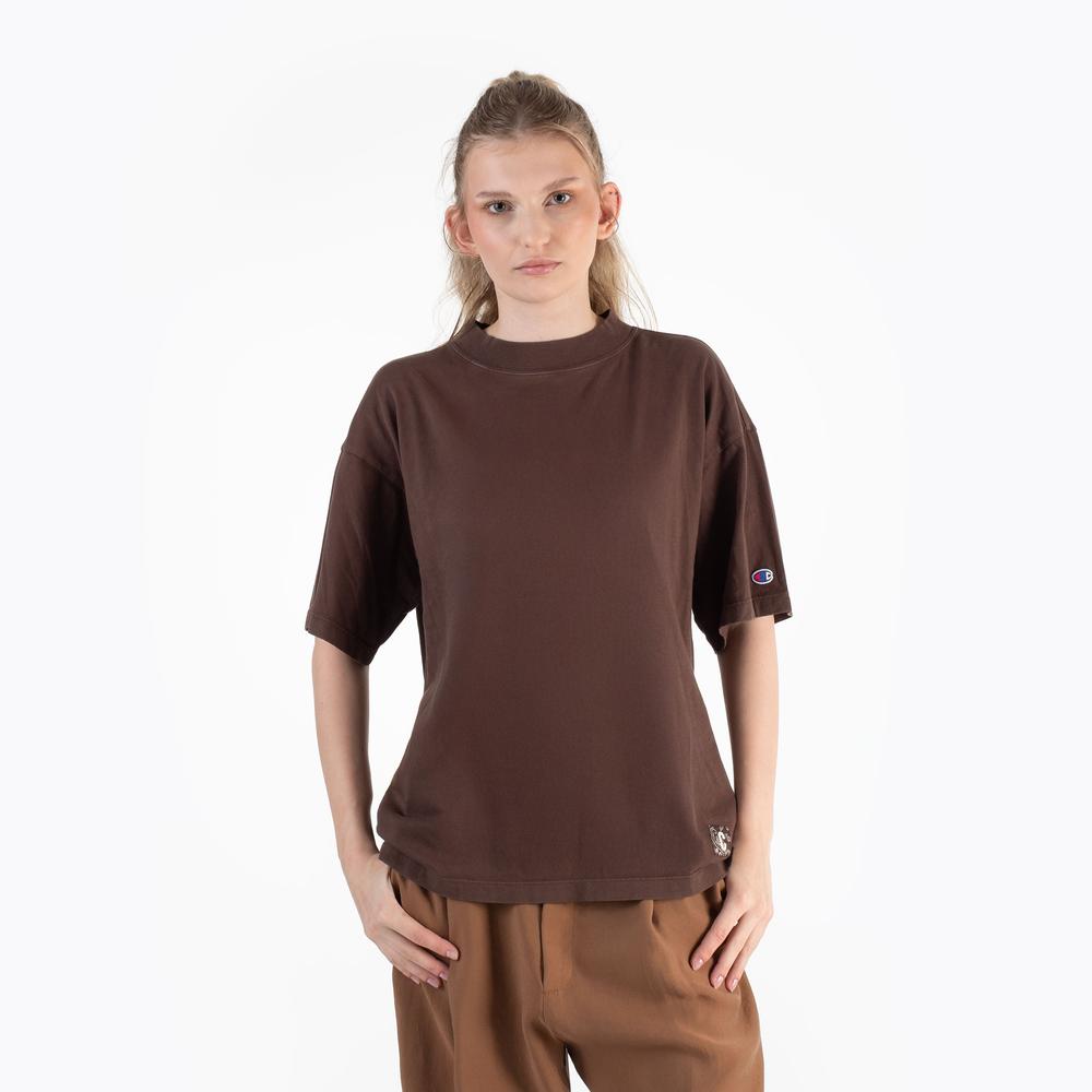 Tričko Champion Crewneck 117449-MS563 - hnědé