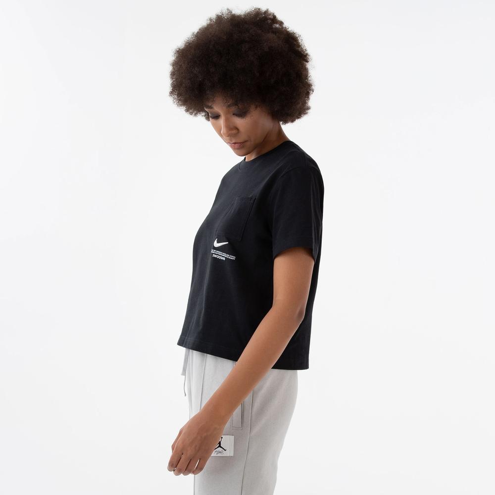 Tričko Nike NSW Swoosh Top CZ8911-010 - černé